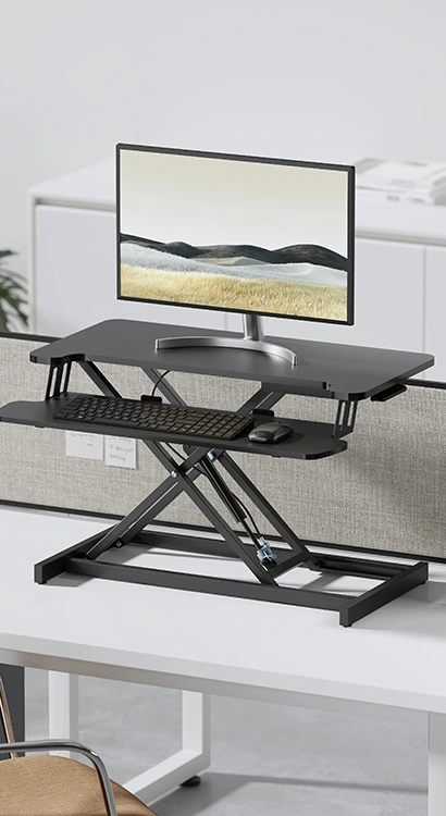 Plateforme réglable pour écran, conçue pour un poste ergonomique